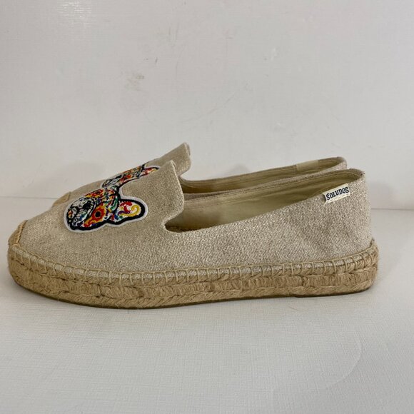 Soludos French Bulldog Espadrilles 9.5 - Picture 4 of 7